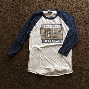 Lucky Brand Jeep Baseball Tee